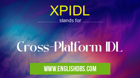 XPIDL