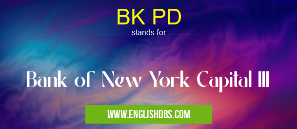 BK PD