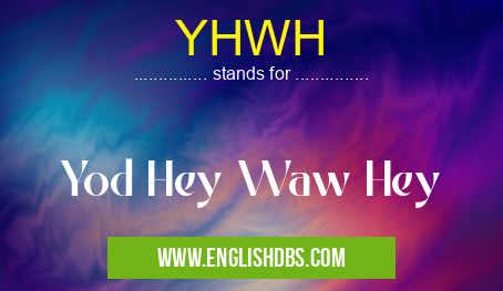 YHWH