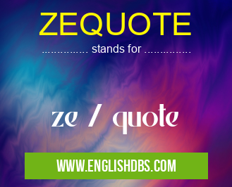 ZEQUOTE