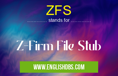 ZFS