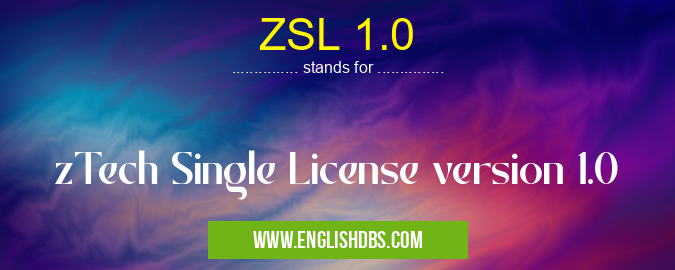 ZSL 1.0