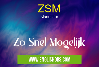 ZSM