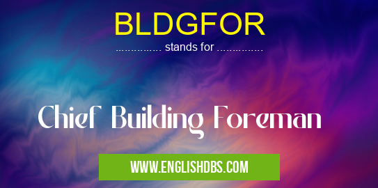 BLDGFOR