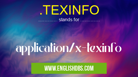 .TEXINFO