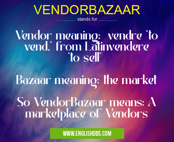 VENDORBAZAAR