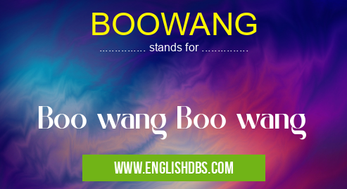 BOOWANG