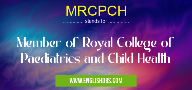 MRCPCH