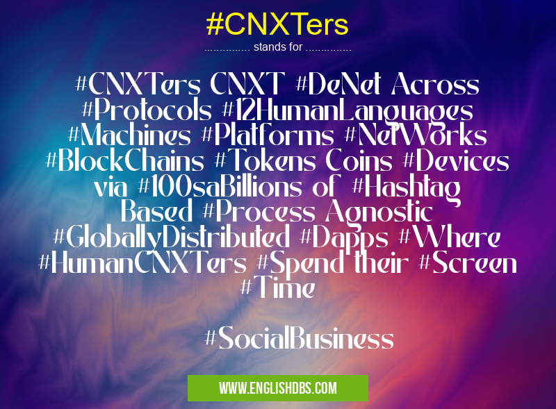 #CNXTers