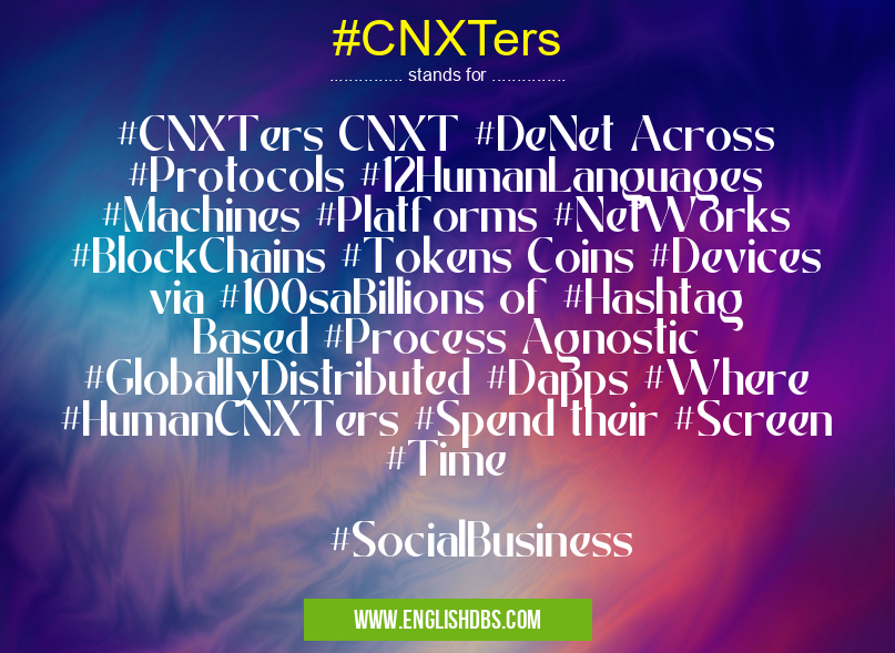 #CNXTers