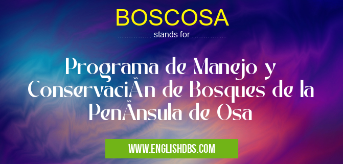 BOSCOSA