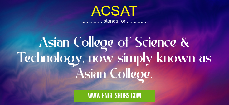 ACSAT