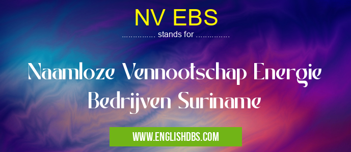 NV EBS