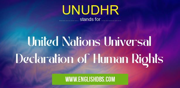 UNUDHR