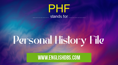 PHF